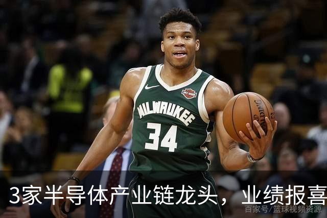3家半导体产业链龙头，业绩报喜！